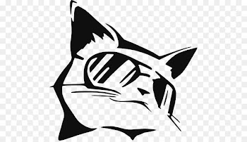 Cat Stencil graffiti Drawing Art - Cat 