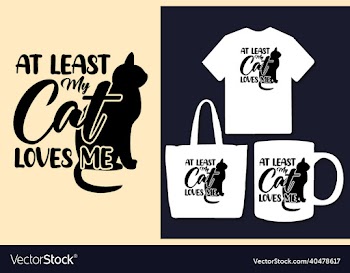 cat svg cutting lettering quotes design for tshirt
