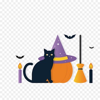 Cat Vector graphics Clip art Portable Network Graphics Image - halloween background 