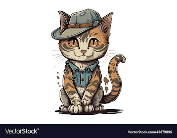 cat wearing a hat