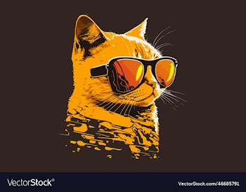 cat wearing sunglasses
