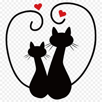 Cat Wedding invitation Happy Anniversary Kitten Wedding anniversary - feline 