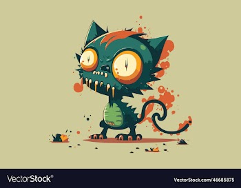 cat zombie