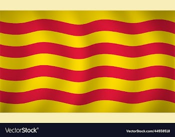 catalonia flag background