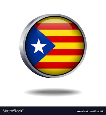 catalonia flag button