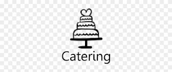 Catering For Ice Cream And Weddings - Black And White Cake Png