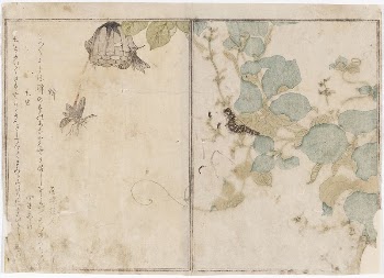 Caterpillar and bees, 1788, by Kitagawa | Free Photo - rawpixel