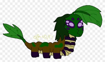 Caterpillar Leaf Adopt By Aya The Dragon Fox77 - Cartoon
