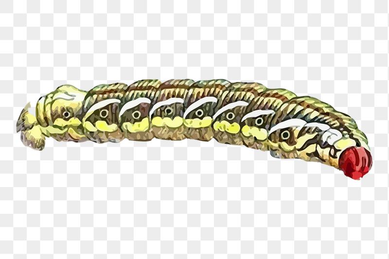 Caterpillar  png sticker, vintage | Free PNG - rawpixel