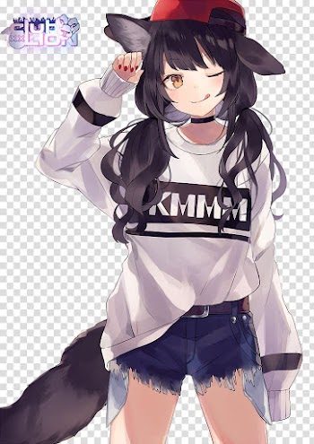 Catgirl Anime Drawing Manga Kavaii, Anime transparent background PNG clipart