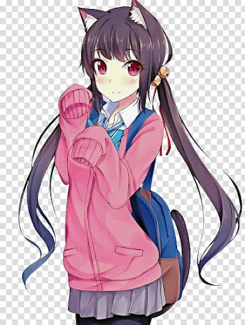Catgirl Anime Kavaii Manga, Anime transparent background PNG clipart