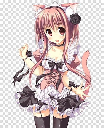 Catgirl Nekopara Anime Drawing, Anime transparent background PNG clipart