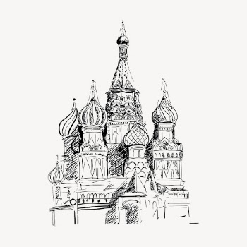 Cathedral hand drawn clipart, Saint | Free Vector Illustration - rawpixel