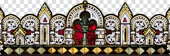Catholic Stained Glass Window PNG Pic