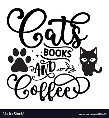 cats books and coffee svg cat svg design