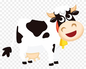 Cattle Drawing Spotify La Vaca Lola Clip Art - Milk And Cow Png Cartoon