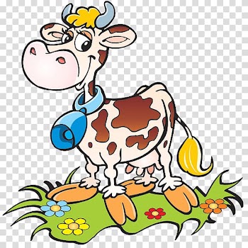 Cattle Funny animal Little Cow , farm animal transparent background PNG clipart