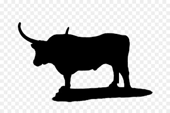 Cattle Ox Clip art Silhouette Snout -  