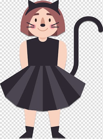 Catwoman Illustration, Halloween. transparent background PNG clipart