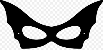 Catwoman Template Batman Black Mask Batwoman - halloween mask 