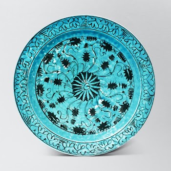 Caucasus or northern Iran Dish (ca. 1600). Original from The Cleveland Museum of Art. Digitally enhanced by rawpixel.