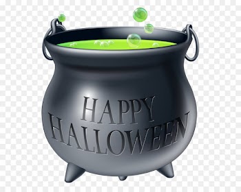 Cauldron Halloween Confectionery Trick-or-treating Party - Happy Halloween Witch Cauldron PNG Clipart Picture 