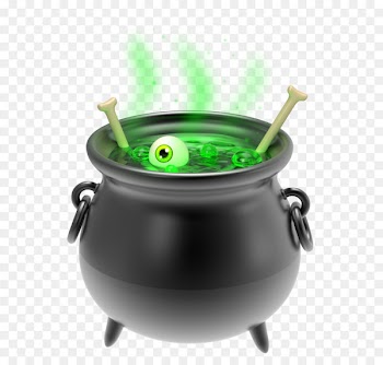 Cauldron Witchcraft Clip art - Witch Black Cauldron PNG Clipart Image 