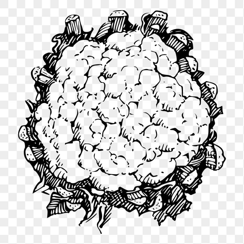 Cauliflower png sticker illustration, transparent | Free PNG - rawpixel