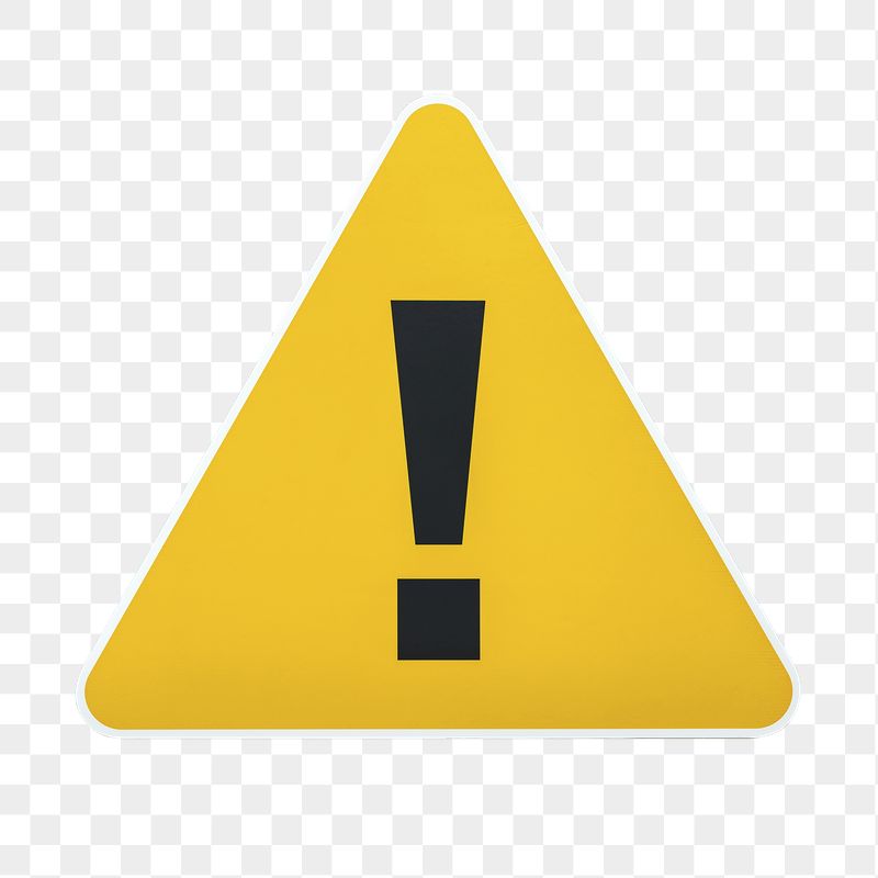 Caution sign png sticker, transparent | Free PNG - rawpixel