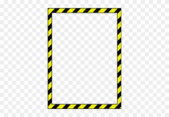 Caution Tape Square Border - Caution Border