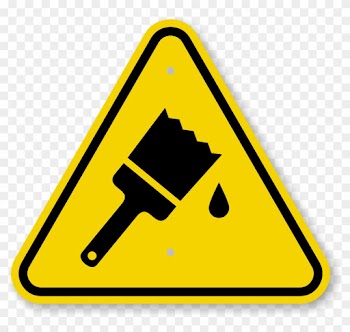 Caution Wet Paint - Empresa De Camera De Segurança