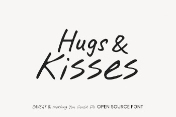 Caveat & Nothing You Could | Free Font Add-on - rawpixel