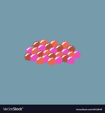 Caviar icon in hatching style vector image