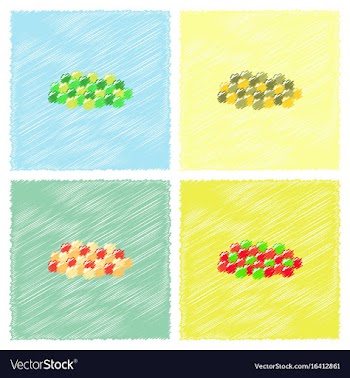 Caviar icon in hatching style vector image