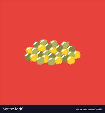 Caviar icon in hatching style vector image