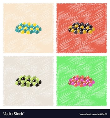 Caviar icon in hatching style vector image