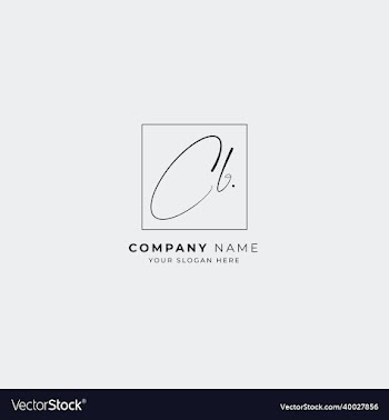 cb initial letters signature logo or handwritten l