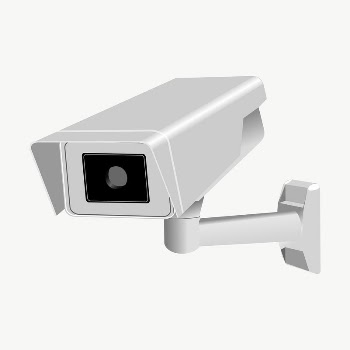 CCTV camera clipart, illustration vector. | Free Vector - rawpixel