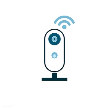 CCTV control in a smart home icon vector | Free stock vector - 534952