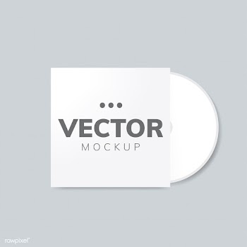CD cover design mockup vector | Free stock vector - 496501