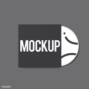CD cover design mockup vector | Free stock vector - 496535