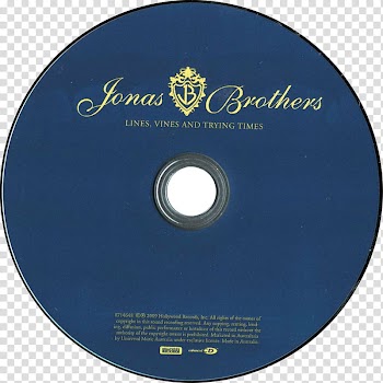 CDS, Jonas Brothers Lines, Vines and Trying Times CD disc transparent background PNG clipart