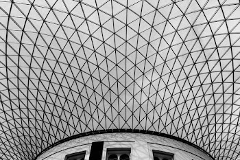 ceiling of the structure