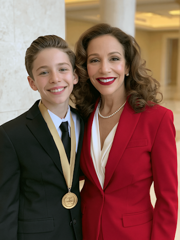 Celebrating Excellence: Young Pianist and His Teacher