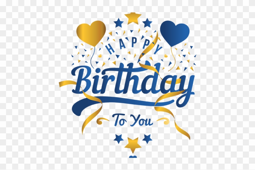 Celebration Clipart Elegant - Transparent Happy Birthday Banner
