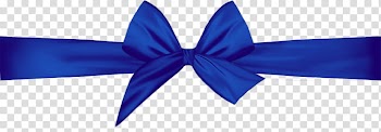 Celebrations Ribbons, blue headband with bow accent transparent background PNG clipart