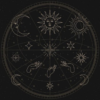 Celestial background, black and gold | Free Photo - rawpixel