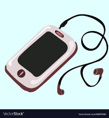 Cell phone vector image