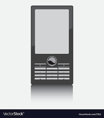 Cell phone vector image