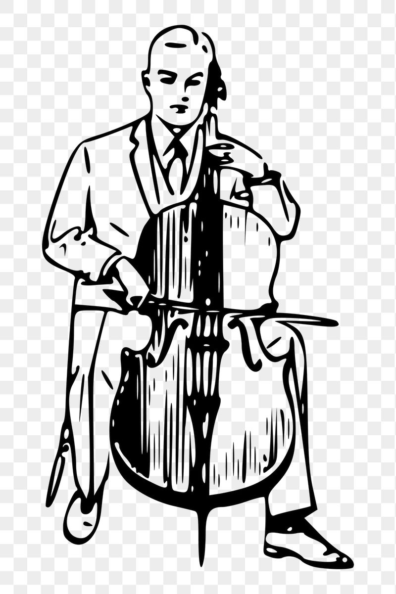 Cello png sticker musical instrument | Free PNG - rawpixel